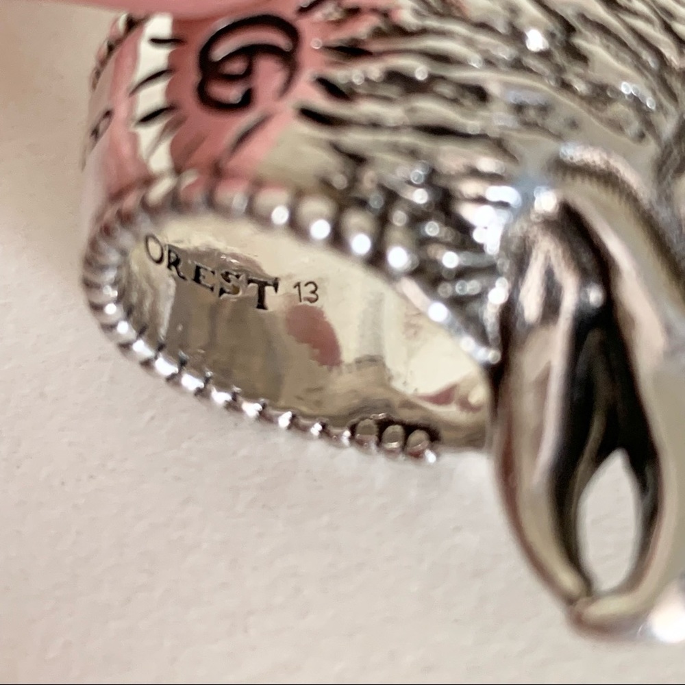 NWOT Gucci large sterling silver ring made in Italy - Picture 8 of 16